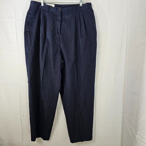 VTG Spiegel For You Womens Dress Pants Size 20 36x27 Tweed Work Wear Casual Prep - Picture 1 of 6